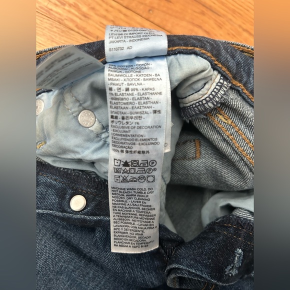 Levi’s Ribcage Straight Ankle Jeans blue 24 - Picture 4 of 11